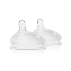 Silicone Replacement Nipple for Gentle Bottle - 2-pack