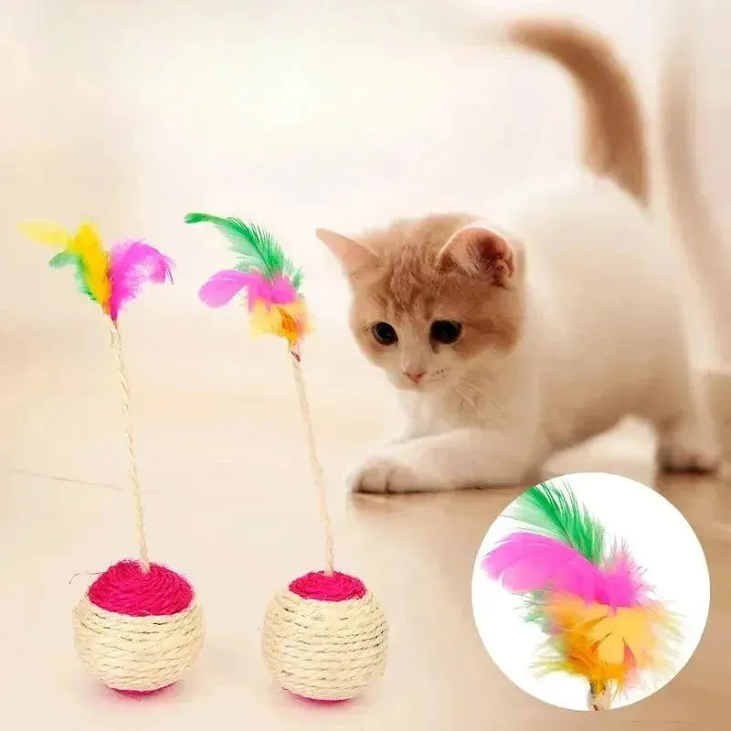 Sisal Scratching Ball Toy