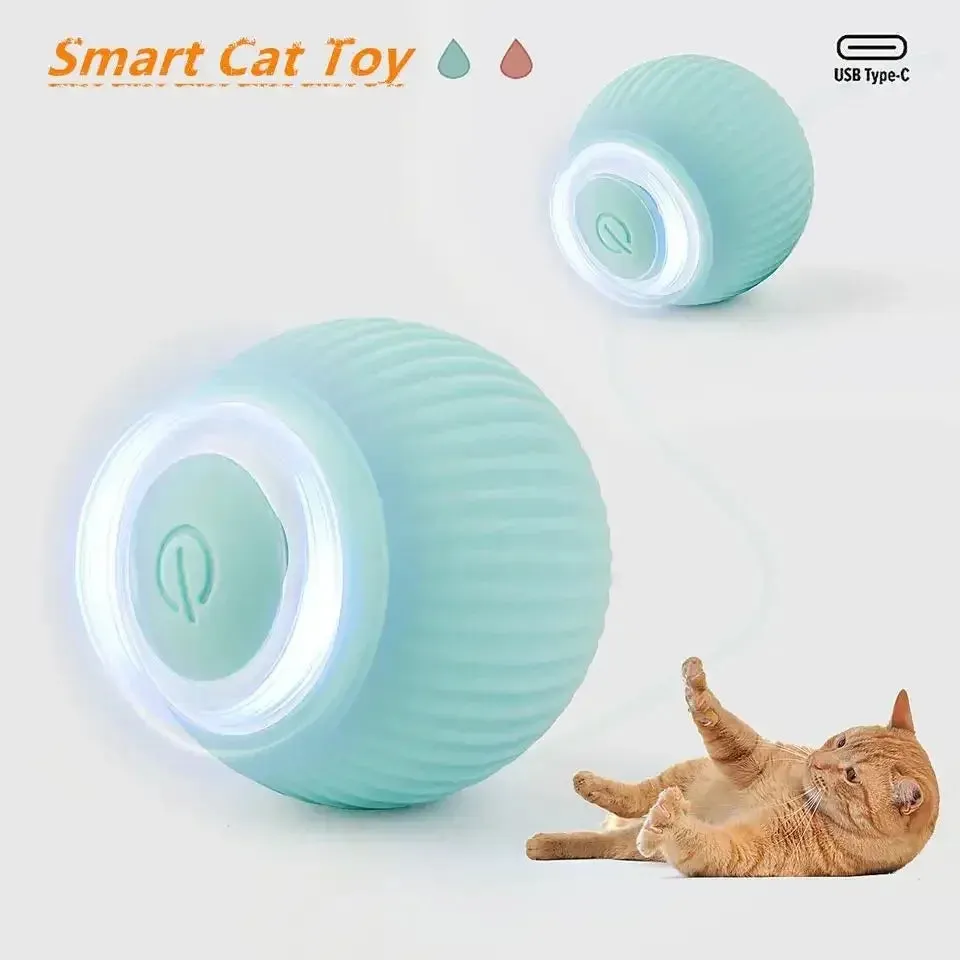 Smart Cat Rolling Ball: Rechargeable Interactive Cat Toy Ball for Engaging Indoor Play