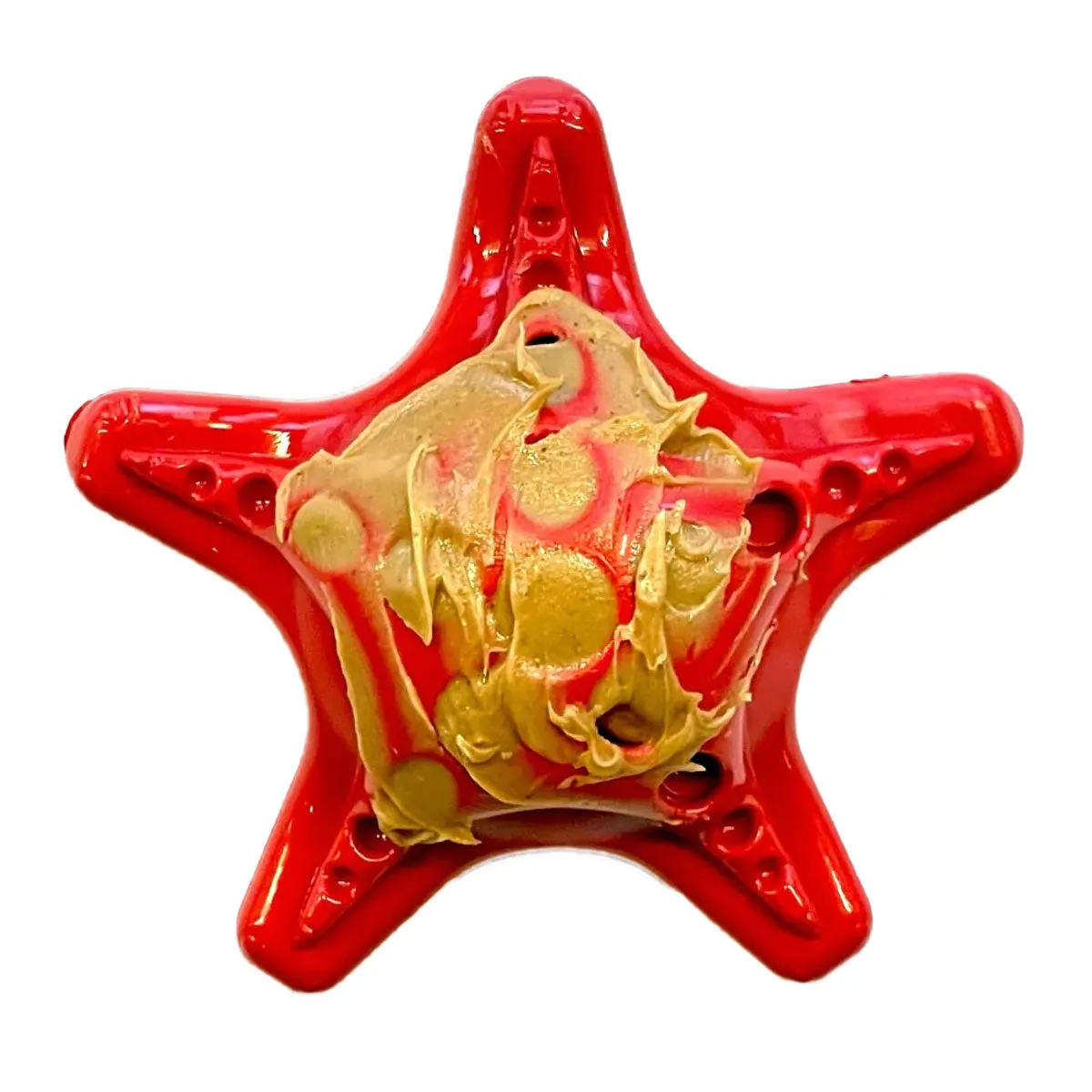 SodaPup Starfish Red Ultra Durable Nylon Dog Toy