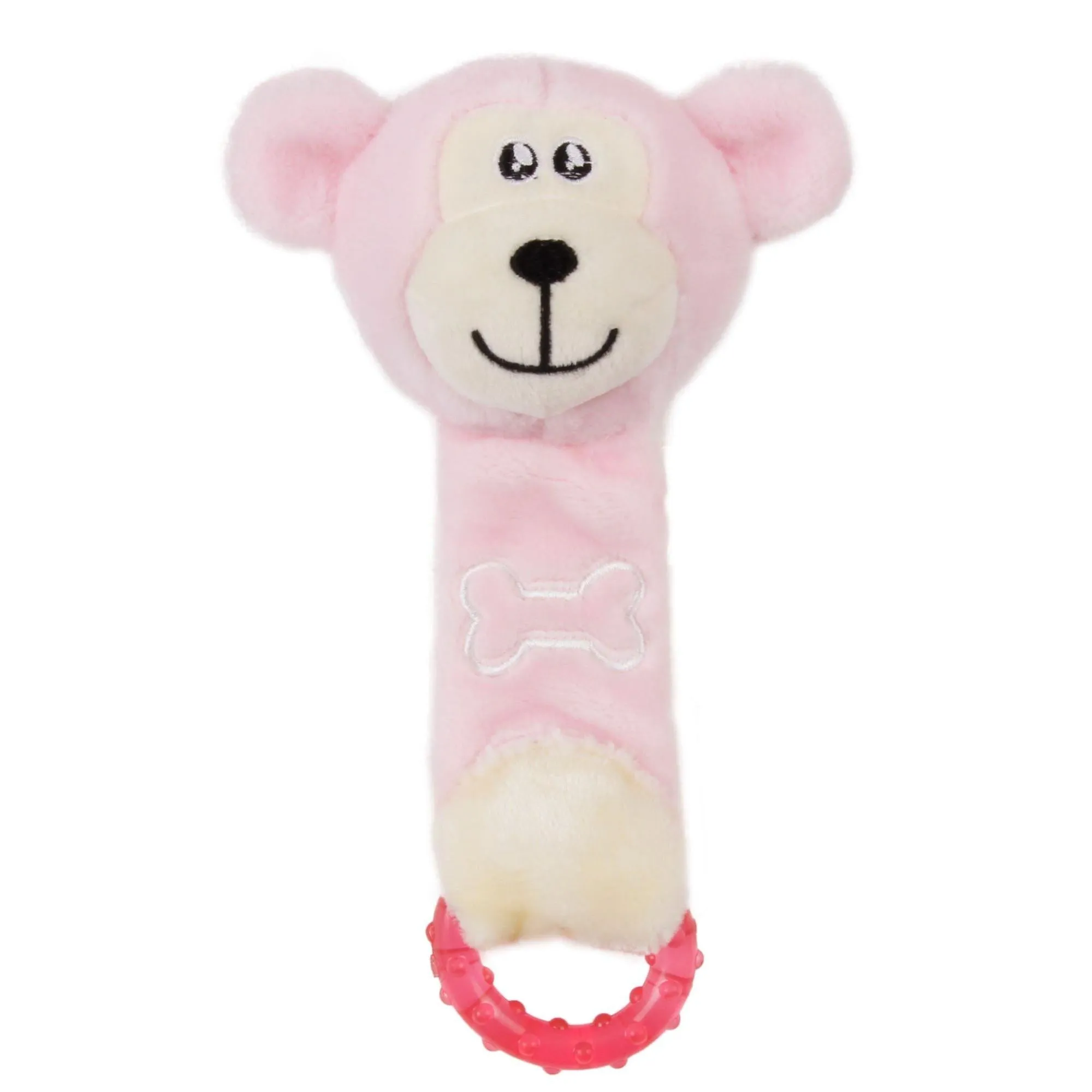 Soft Squeaky Teething Toy for Cats and Dogs Playtime