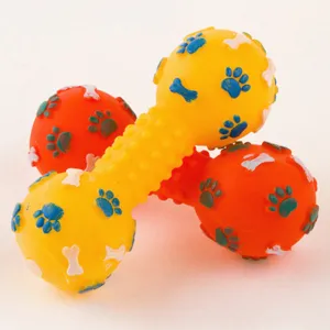 Squeaky Pet Dumbbell Toys