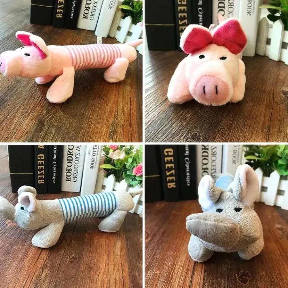 Squeaky Plush Interactive Pet Dog Toy