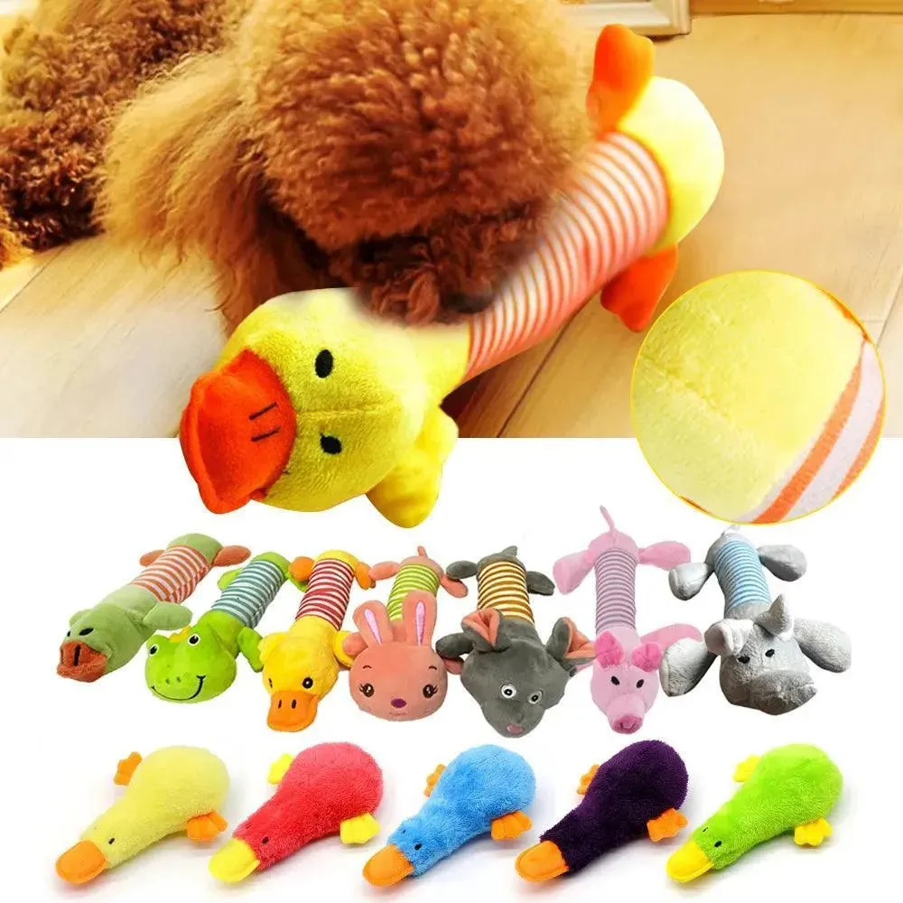 Squeaky Plush Interactive Pet Dog Toy