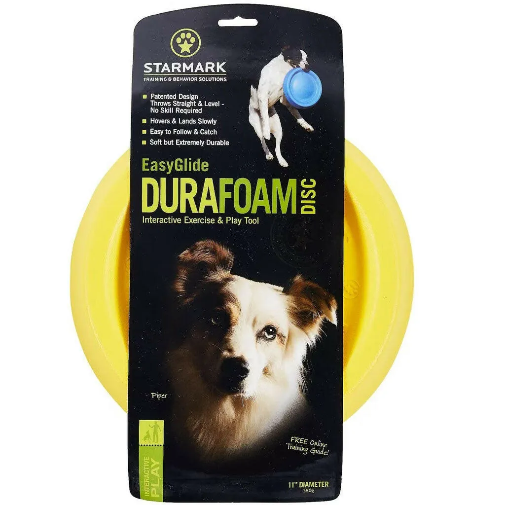 Starmark Easy Glide DuraFoam Flying Disc Dog Toy 11", Color Varies