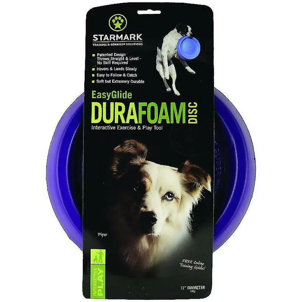 Starmark Easy Glide DuraFoam Flying Disc Dog Toy 11", Color Varies