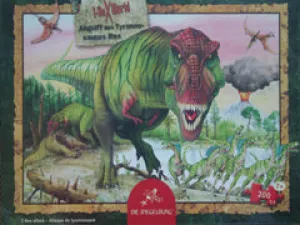 T-rex Attack - 200 Piece Puzzle