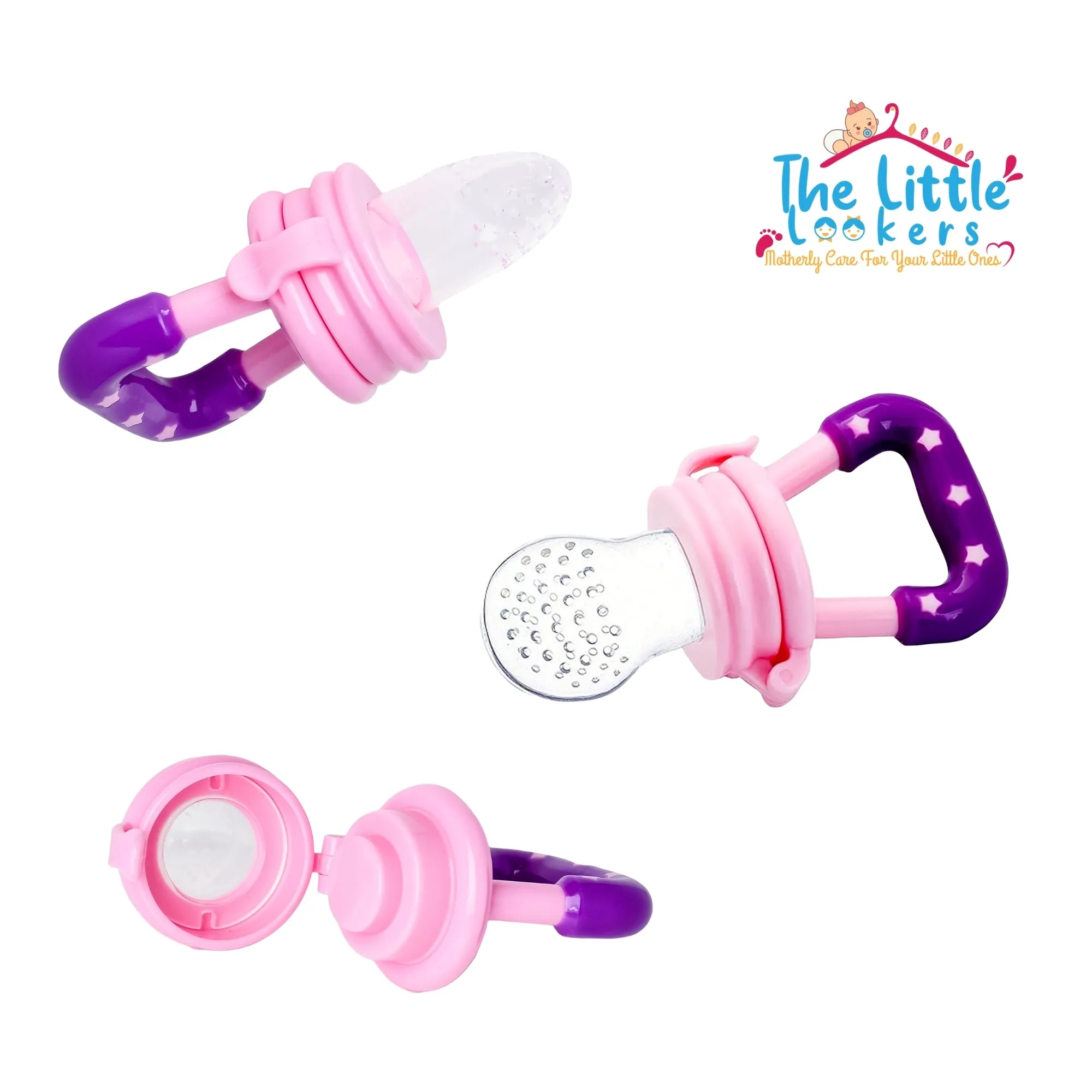 THE LITTLE LOOKERS Fruit/Food Feeder/Pacifier/Nibbler with Silicon Mesh in Box Packing