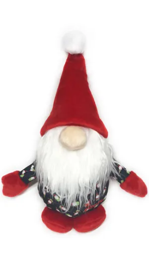 The Worthy Dog Tough Toy: Santa Gnome