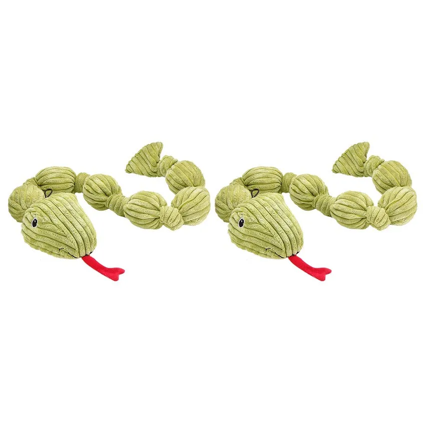 Tough Ball Python Dog Toy: Five Durable Squeakers & Hard Ball, Mentally & Physically Stimulates, Tug of War, Reinforced Knots for Tough Play, Cleans Teeth, Variety of Textures, for Pets