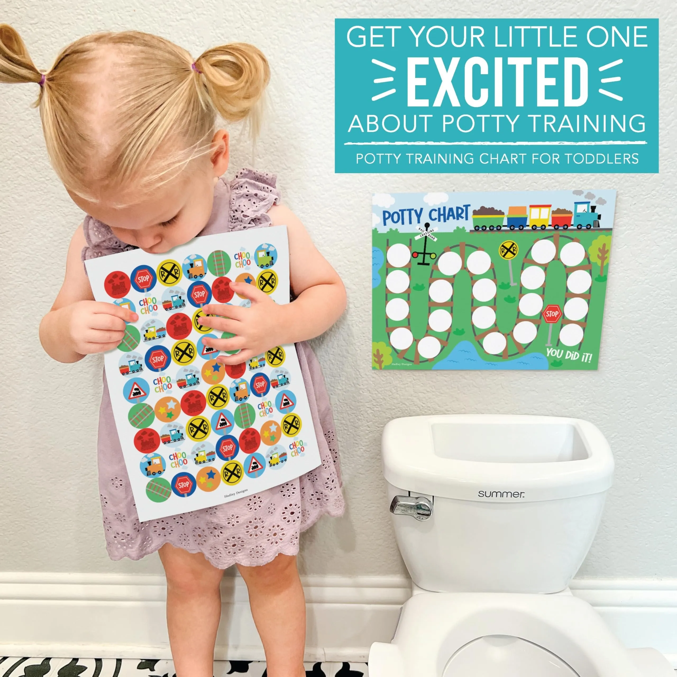 Train Potty Training Chart | Sticker Charts | Early Education