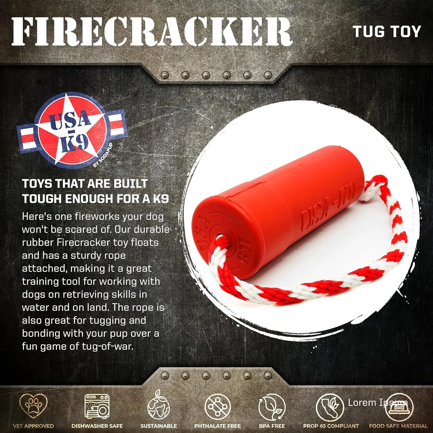 USA-K9 Firecracker